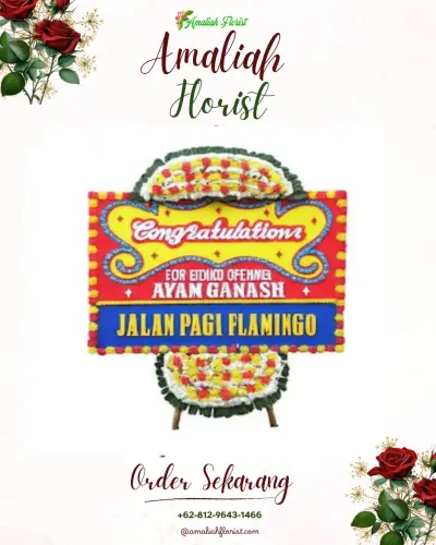 Bunga Papan Congratulation di Gambesi